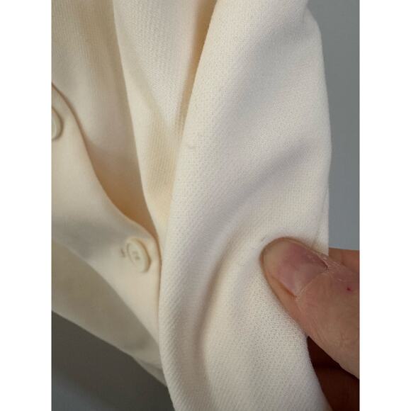 NWOT Staud Una Tailored Midi Dress in Ecru SZ S - Picture 8 of 10